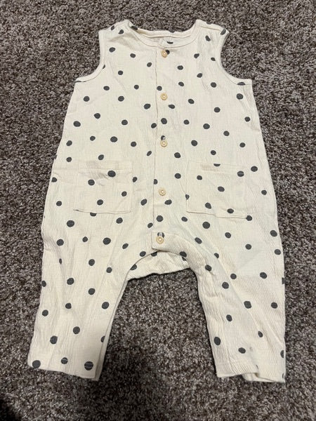 H&M PockaDot Romper Size:3-6M, Kids 6 Month (3-6M)