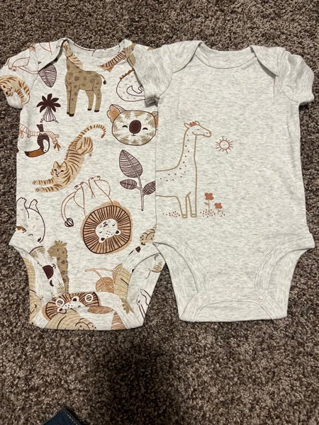 Carter's Animal Onesies Size: 3M, Kids 3 Month (0-3M)