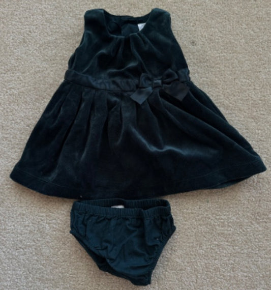 Green dress, Kids 3 Month (0-3M)