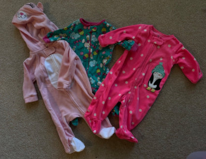 Long sleeve sleeper bundle , Kids 3 Month (0-3M)