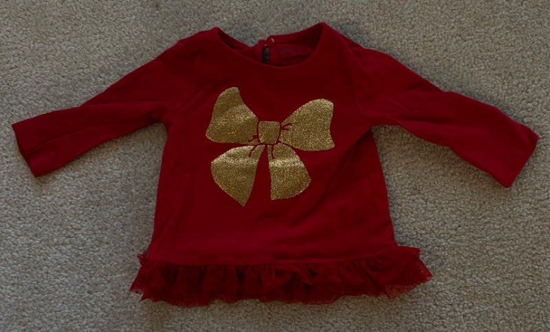 Red bow outfit, Kids 3 Month (0-3M)