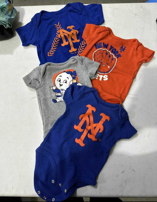 New York Mets Onesies, Kids 9 Month (6-9M)