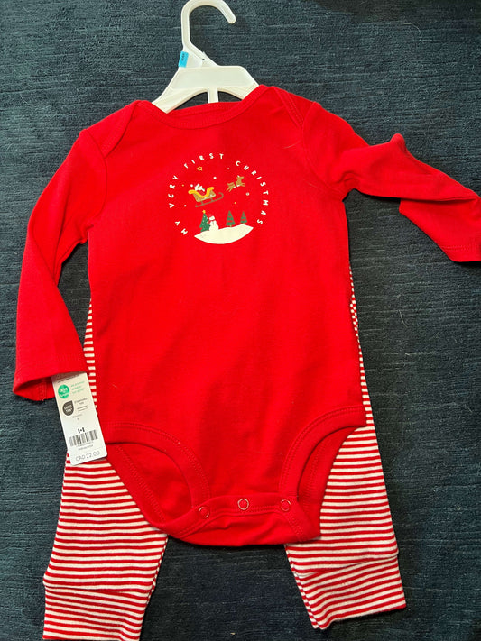 My First Christmas Holiday Set NWT , Kids 6 Month (3-6M)