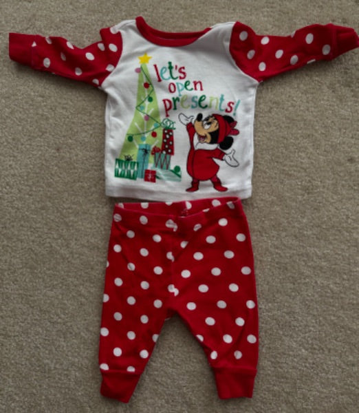 Minnie Mouse holiday pajamas , Kids 6 Month (3-6M)