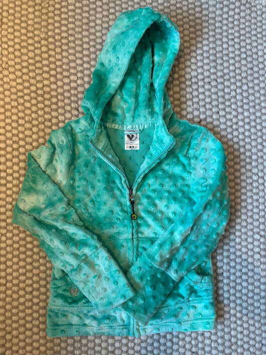 Limeapple bubble hoodie teal size 5, Kids 5/5T (extra small)