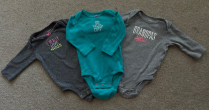 Carters Onesie bundle, Kids 6 Month (3-6M)