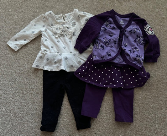 Roots & Nevada Girl outfit bundle, Kids 6 Month (3-6M)