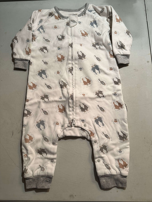 Long sleeve sleep suit, 6-12 Months (Medium)
