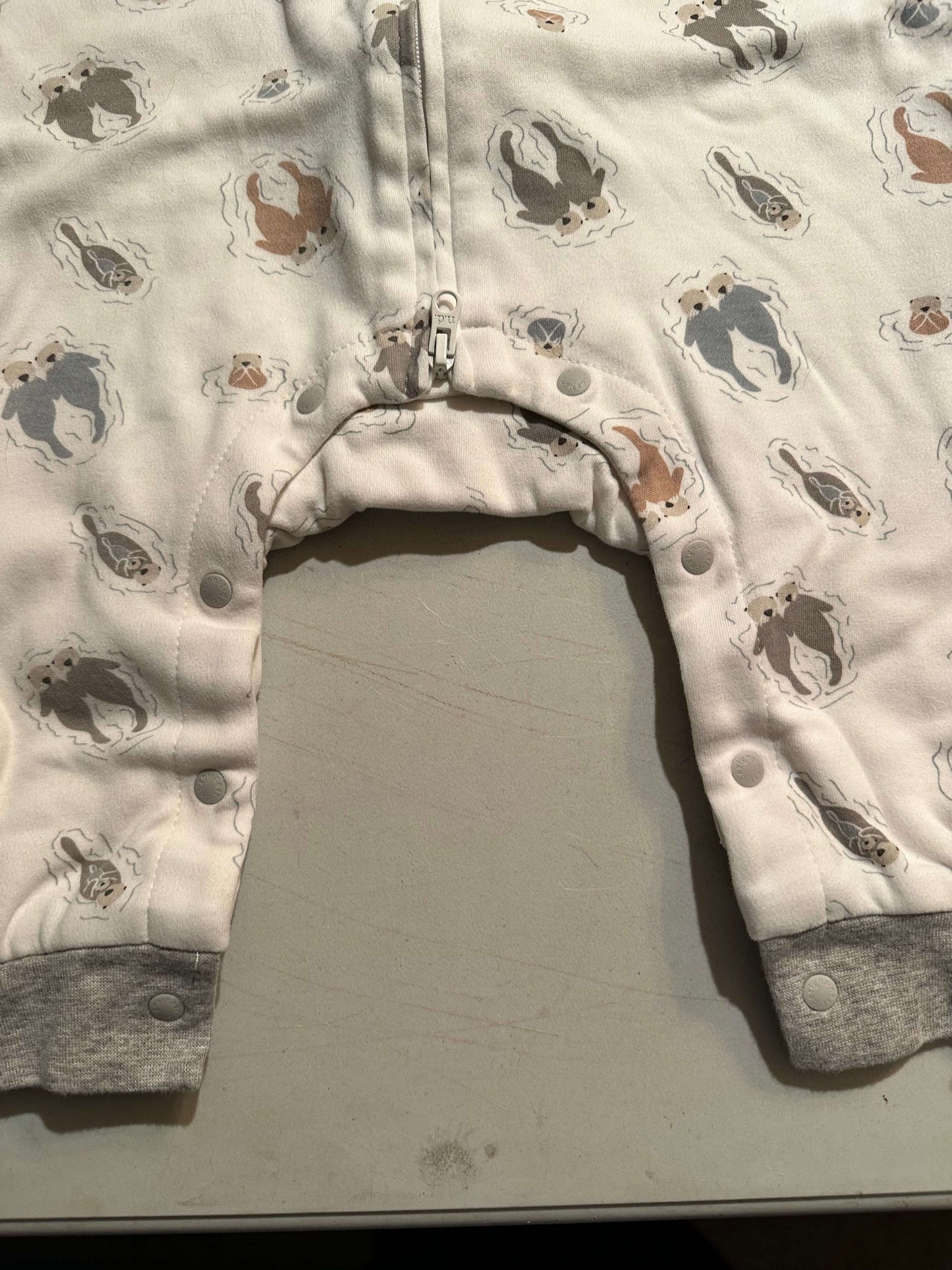 Long sleeve sleep suit, 6-12 Months (Medium)