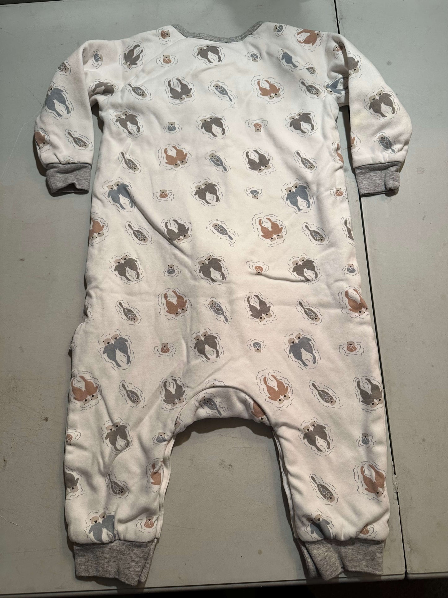 Long sleeve sleep suit, 6-12 Months (Medium)