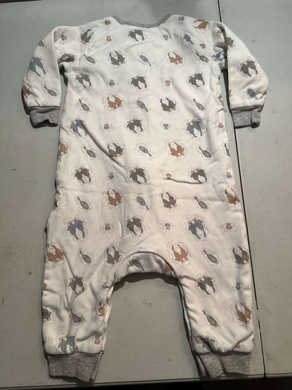 Long sleeve sleep suit, 6-12 Months (Medium)
