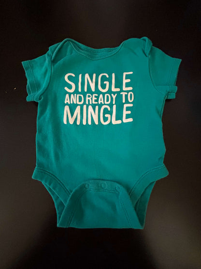 6pc 3m “Funny Sayings” Short Sleeve Onesie Bundle, Kids 3 Month (0-3M)