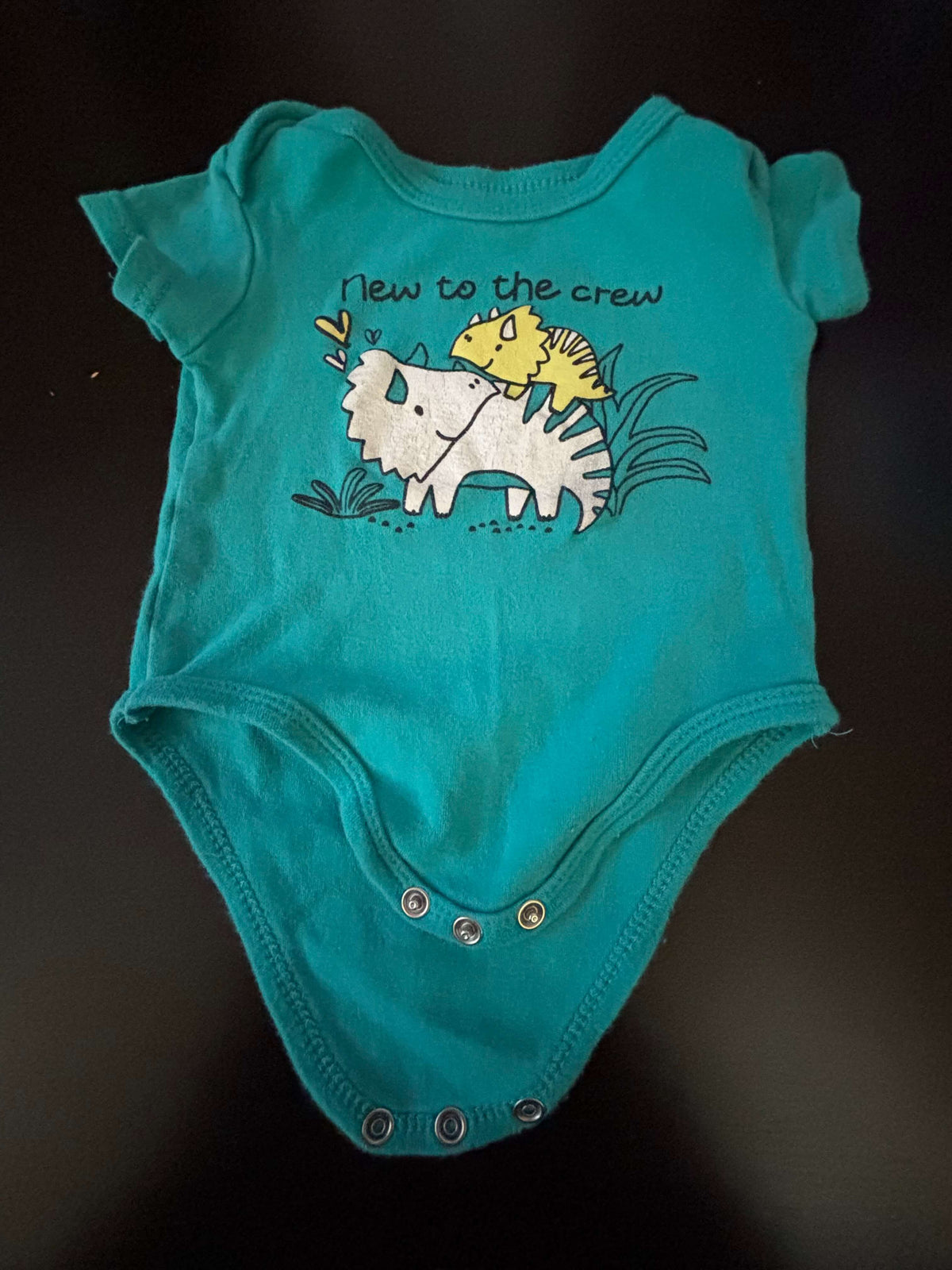 6pc 3m “Funny Sayings” Short Sleeve Onesie Bundle, Kids 3 Month (0-3M)