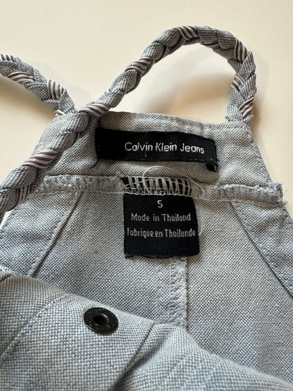 Calvin Klein Light Blue Jean Dress Size 5, Kids 5/5T