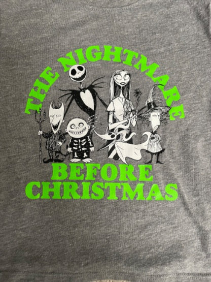 Old Navy, nightmare before Christmas grey long slee be shirt, 6-12 months , Kids 12 Month (9-12M)