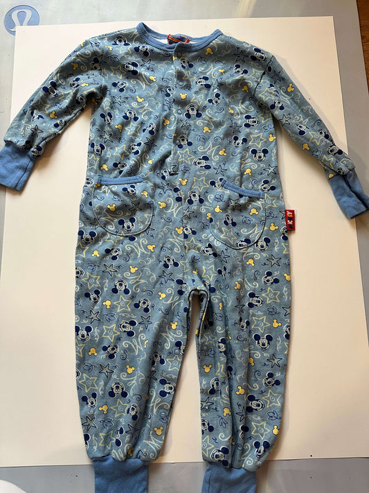 3T Mickey Mouse Onesie (Footless), Kids 3T
