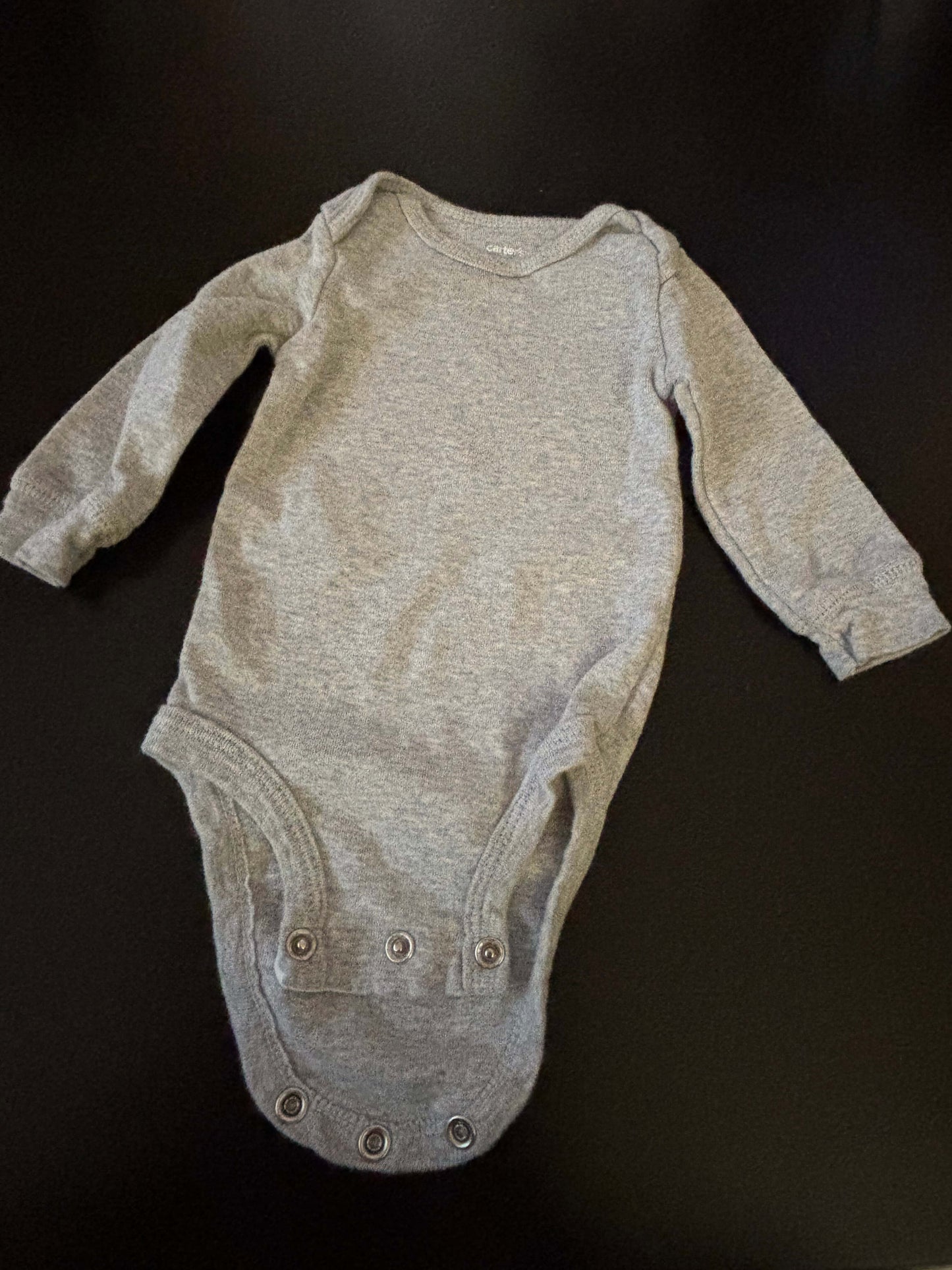 Long Sleeve Onesies - Bundle of 6! 0-3m, Kids 3 Month (0-3M)
