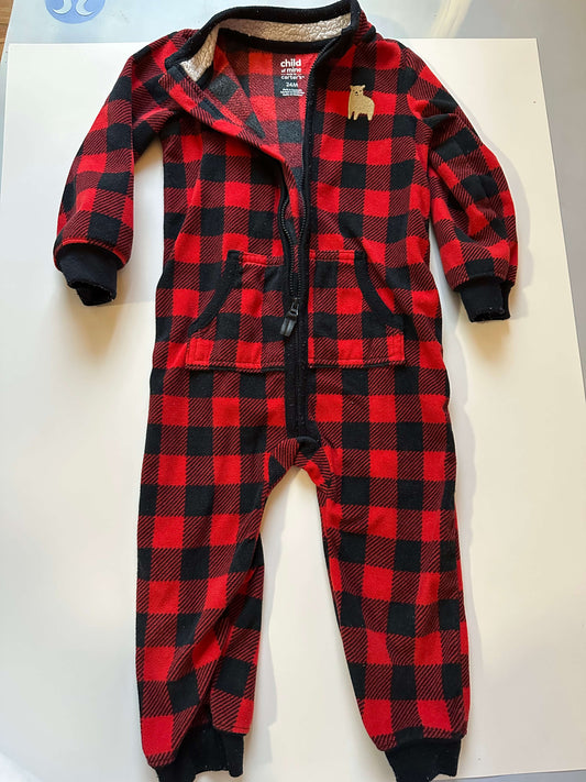 24 month Flannel Onesie, Kids 24 Month (18-24M)
