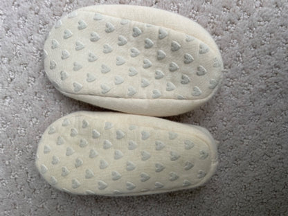 Next 🇬🇧 ballet slippers, 12-18 months, pale yellow, Shoes 4.5 (Walkers:12-24 mth)