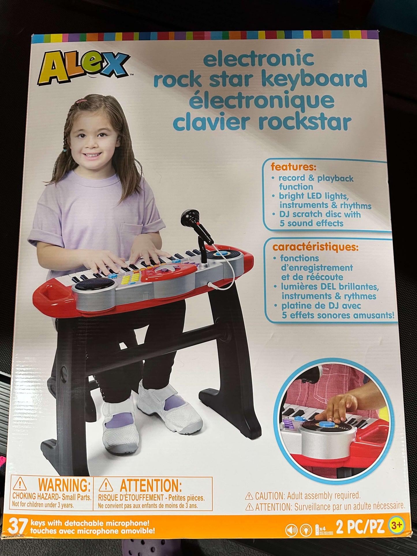 Alex electronic rock star keyboard