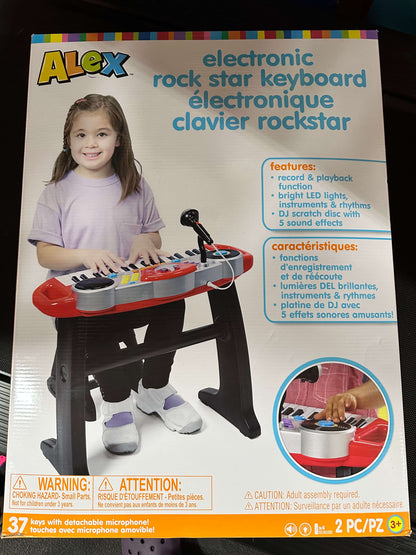 Alex electronic rock star keyboard
