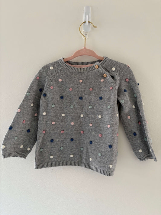 H&M Polka dot Sweater (6-9m), Kids 9 Month (6-9M)