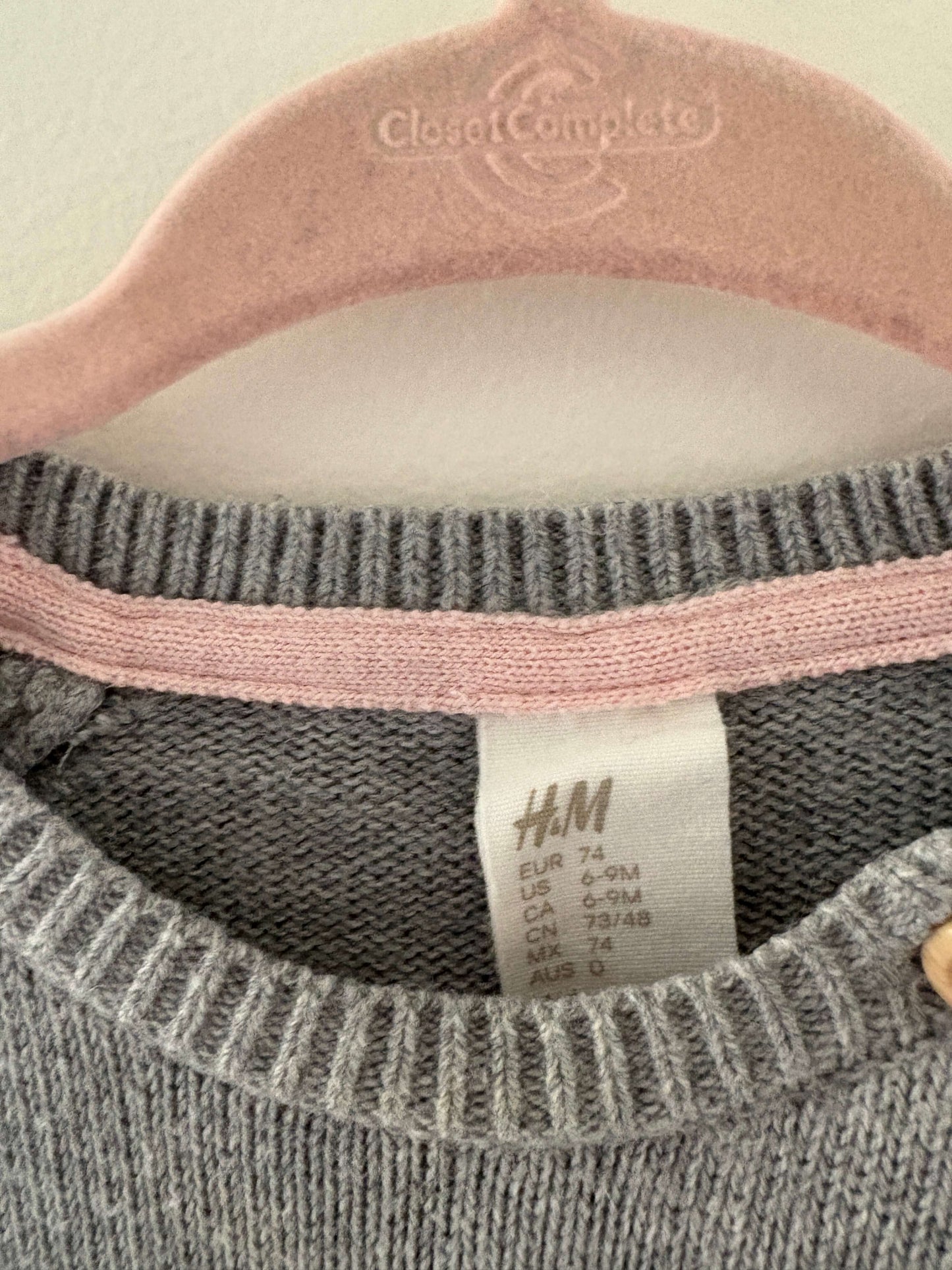 H&M Polka dot Sweater (6-9m), Kids 9 Month (6-9M)