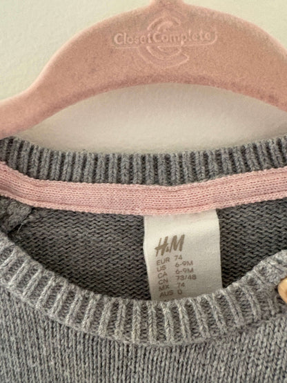H&M Polka dot Sweater (6-9m), Kids 9 Month (6-9M)