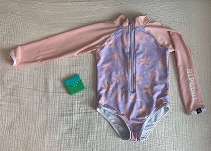 3-4T Ripcurl Toddler Girls Long Sleeved UPF50+ Swimsuit (Purchased for $59.95), Kids 3T