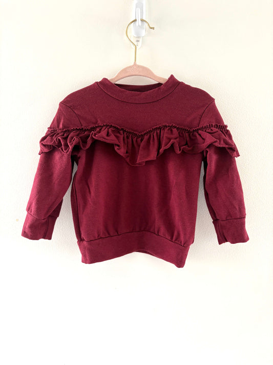 Small Shop Ruffle Sweater 6month , Kids 6 Month (3-6M)