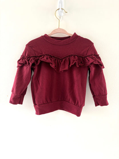 Small Shop Ruffle Sweater 6month , Kids 6 Month (3-6M)