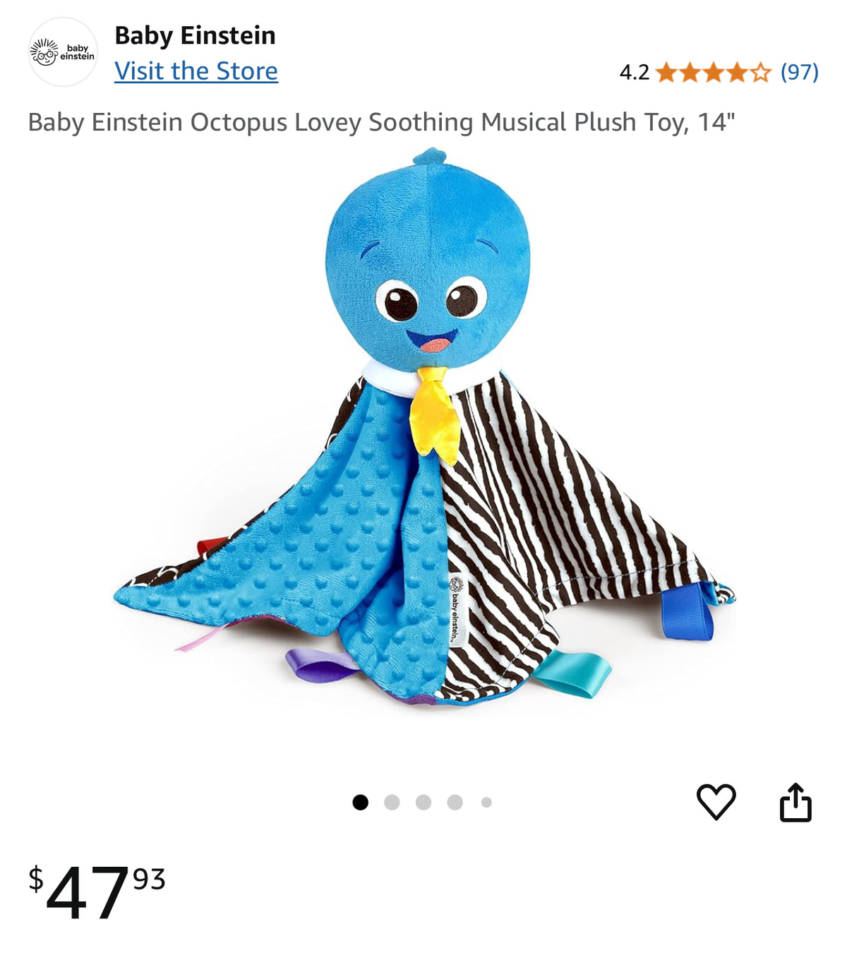 Baby Einstein Musical Octopus