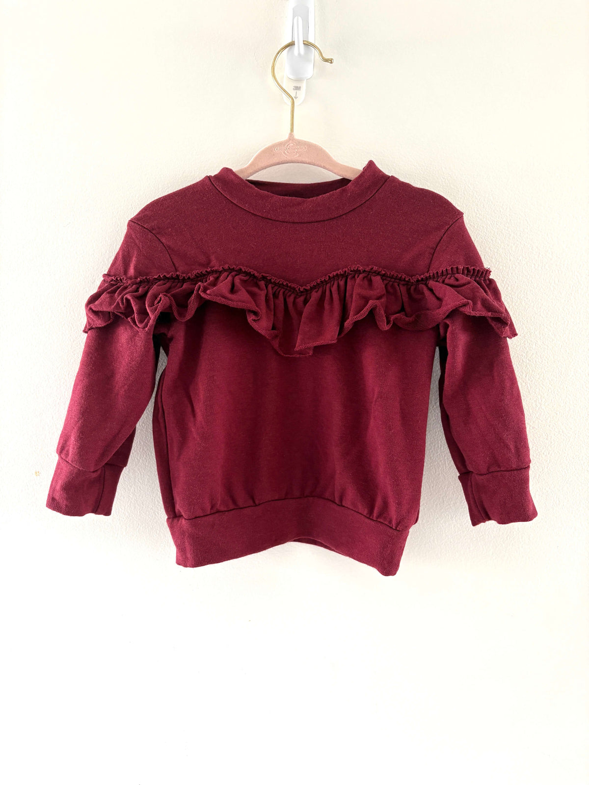 Small Shop Ruffle Sweater 6month , Kids 6 Month (3-6M)