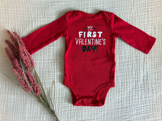 Carter's Newborn Unisex "My First Valentine's Day" Onesie , Kids Newborn