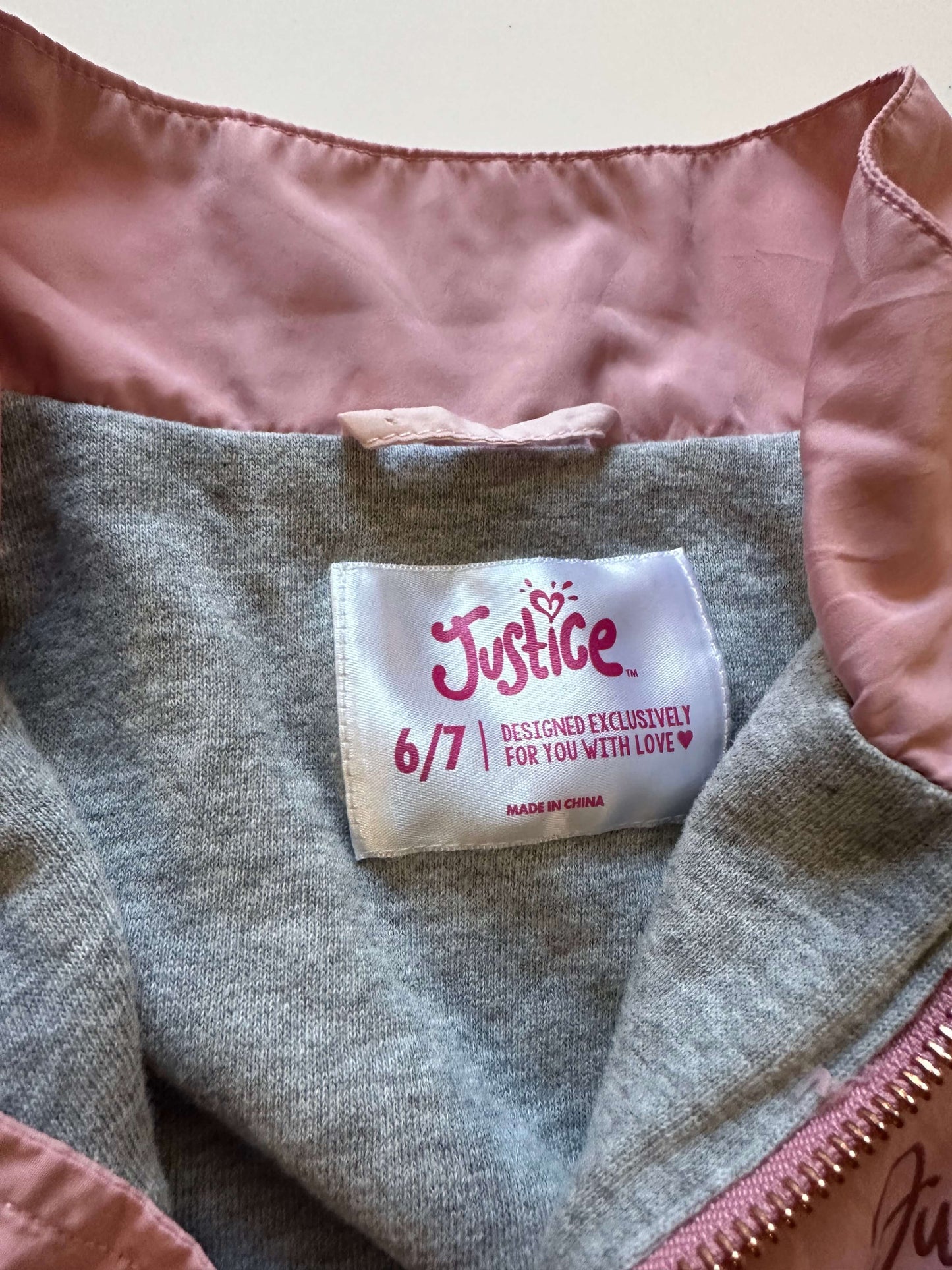 Justice cropped hoodie 6x, Kids 6/6X