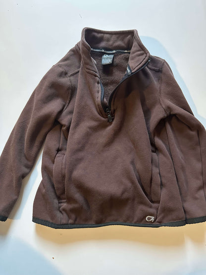 Brown GapFit Fuzzy half-zip 4/5, Kids 4/4T