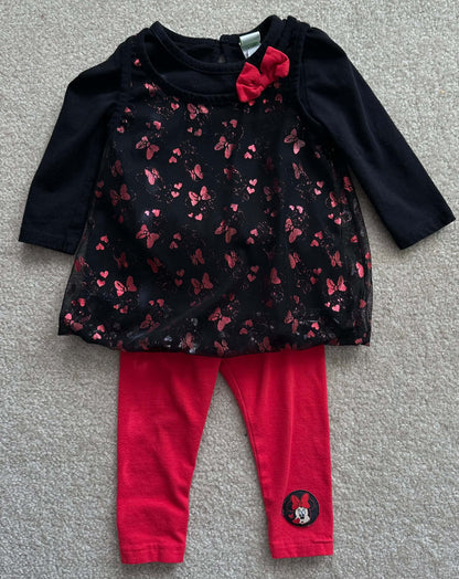 Disney Baby Minnie Mouse outfit, Kids 18 Month (12-18M)