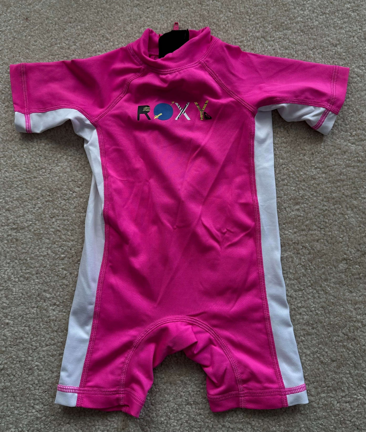 Roxy pink bathing suit, Kids 12 Month (9-12M)
