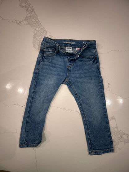 2 pairs Zara pants , Kids 24 Month (18-24M)
