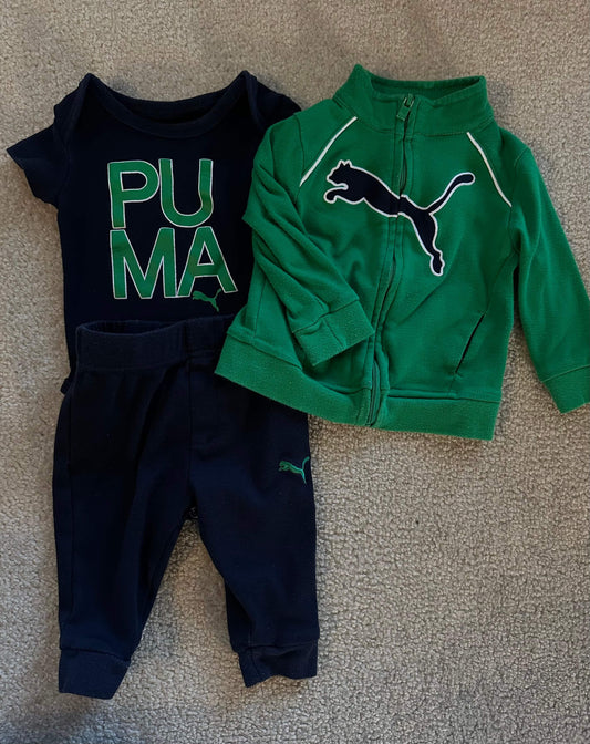 Puma 3 piece outfit, Kids 6 Month (3-6M)
