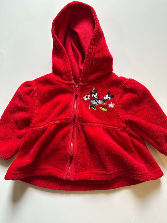 Disney baby flannel jacket 3-6months, Kids 6 Month (3-6M)