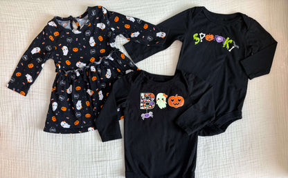 6-12 Months Baby Girl Halloween Bundle , Kids 12 Month (9-12M)