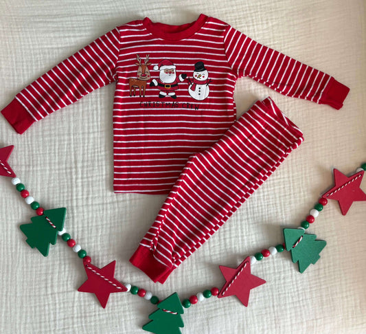 6-12 Months Unisex Baby Christmas Two Piece Outfit , Kids 9 Month (6-9M)