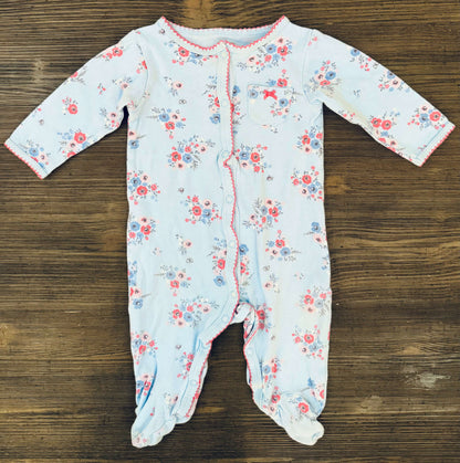 Bunny/Floral Sleepers, Kids 6 Month (3-6M)