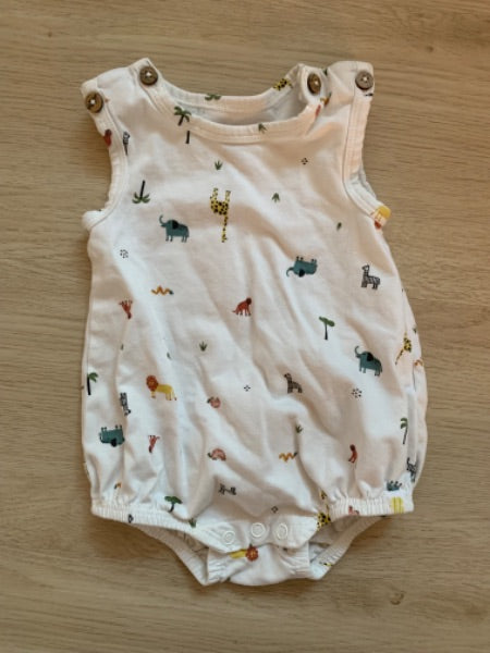 Zoo bubble romper , Kids 3 Month (0-3M)