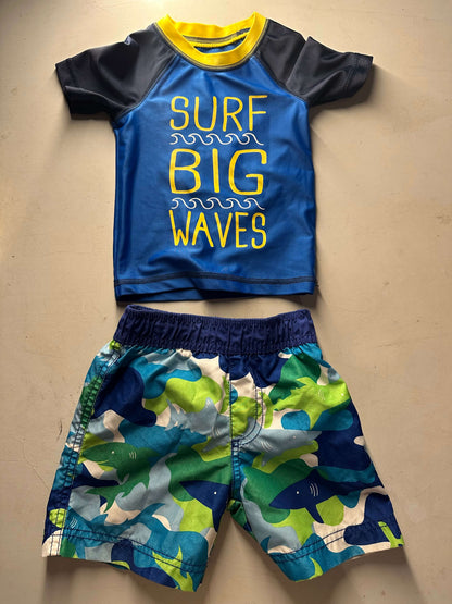Swim shorts and brush guard 12– 18mo, Kids 18 Month (12-18M)