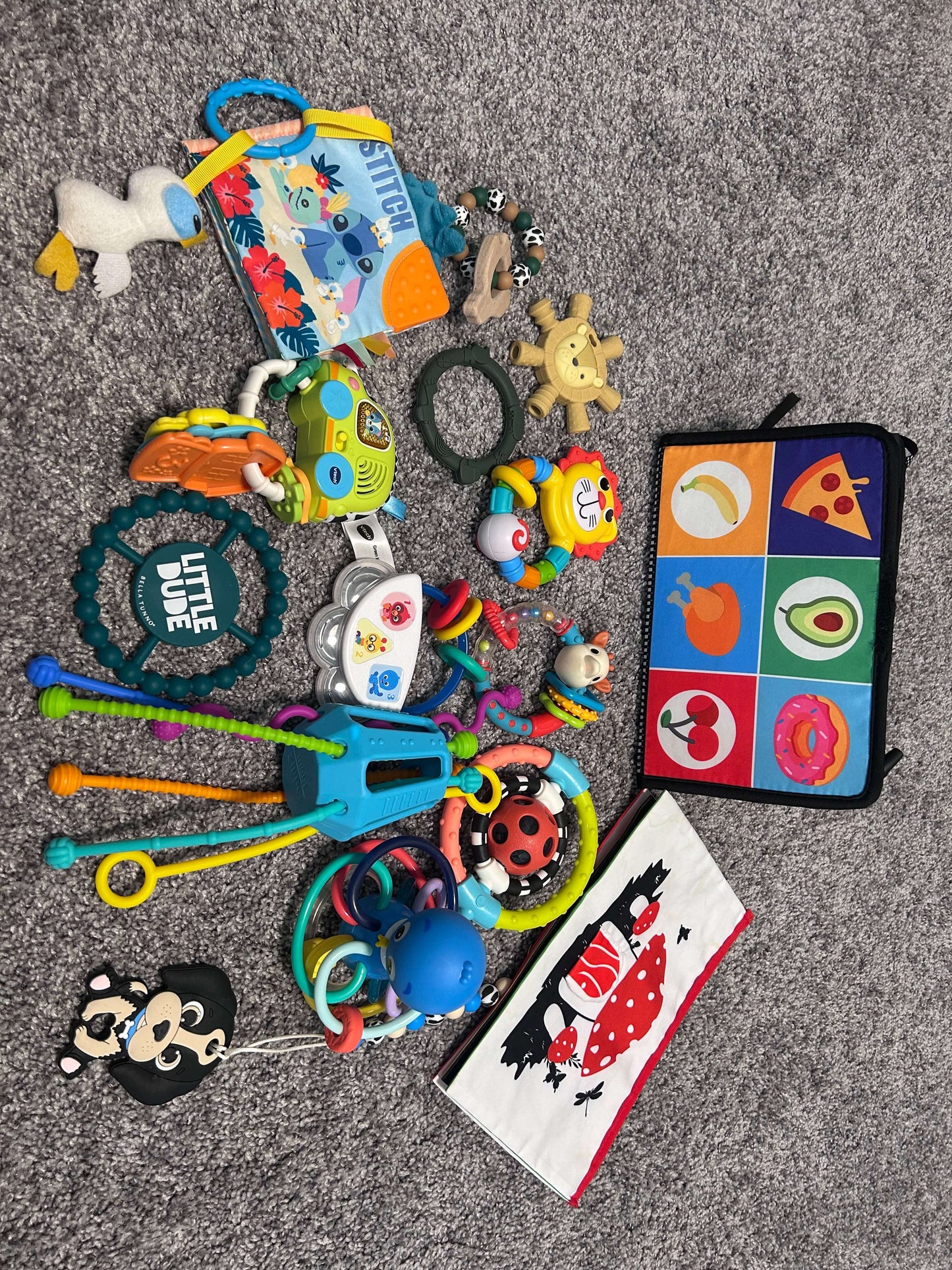 Lot of baby toys