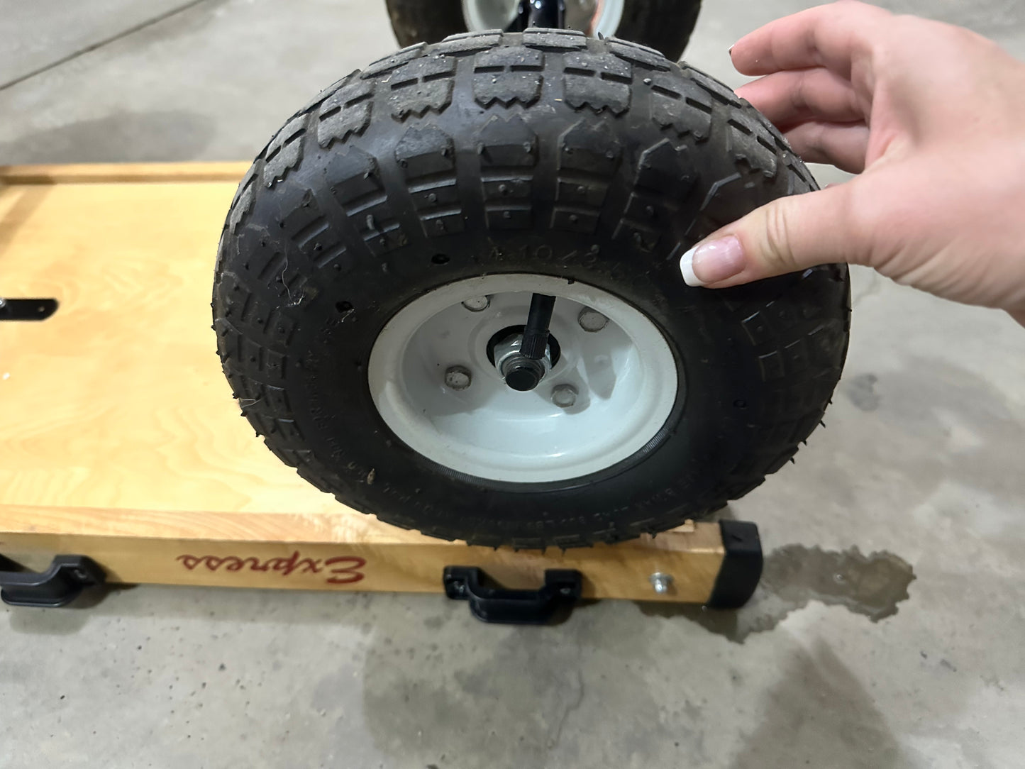 Convertible wood sleigh wagon set