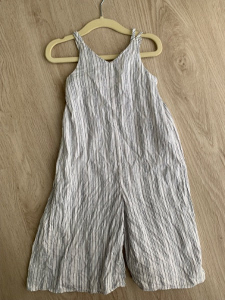 Linen romper striped , Kids 24 Month (18-24M)