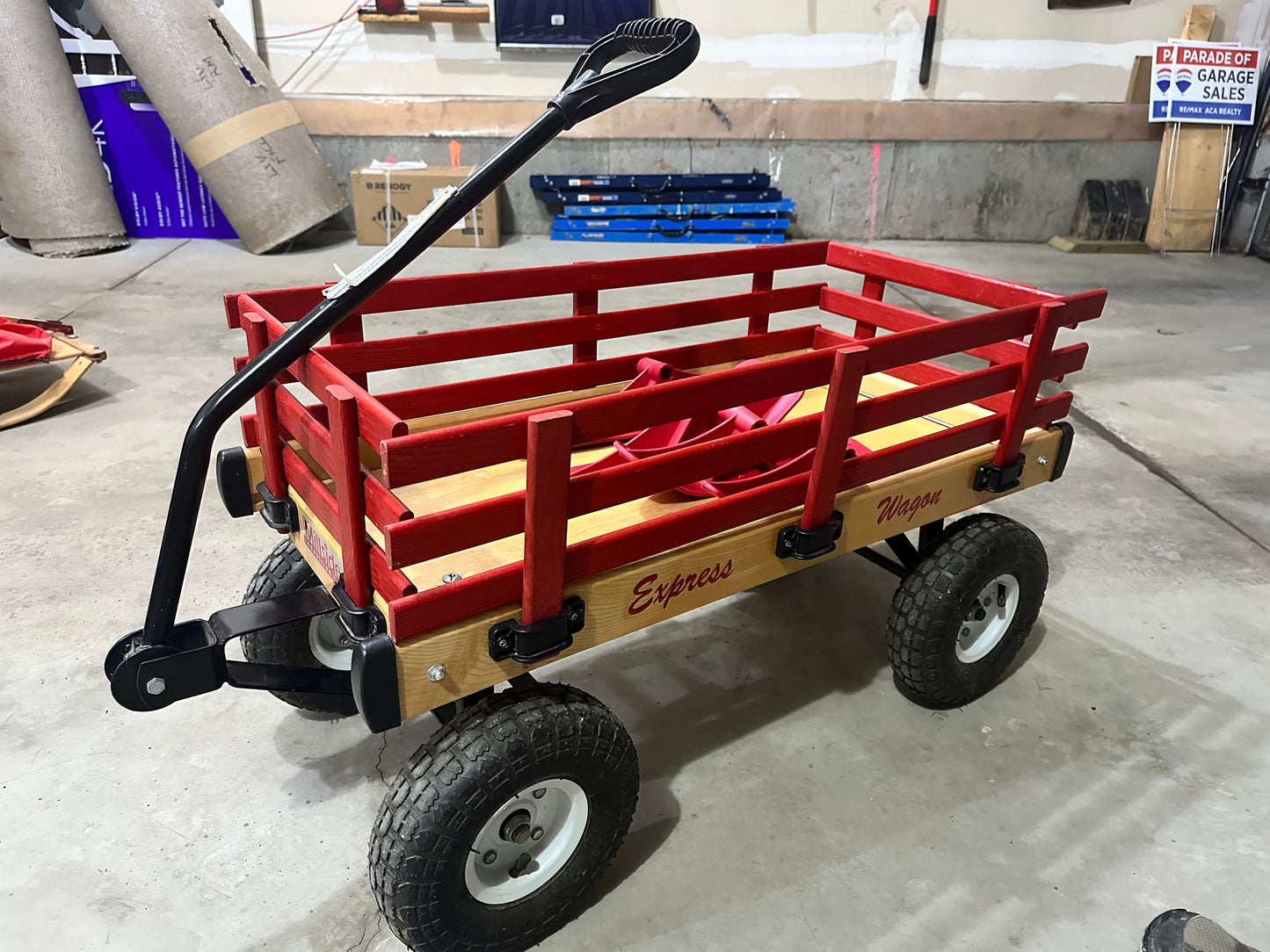 Convertible wood sleigh wagon set